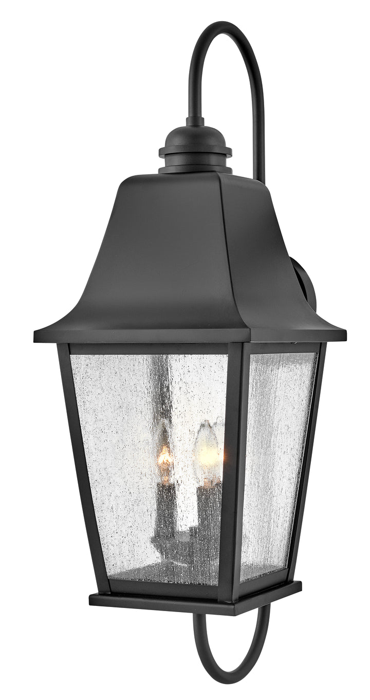 Hinkley Kingston Outdoor Wall Light Large Wall Mount Lantern Black 10015BK