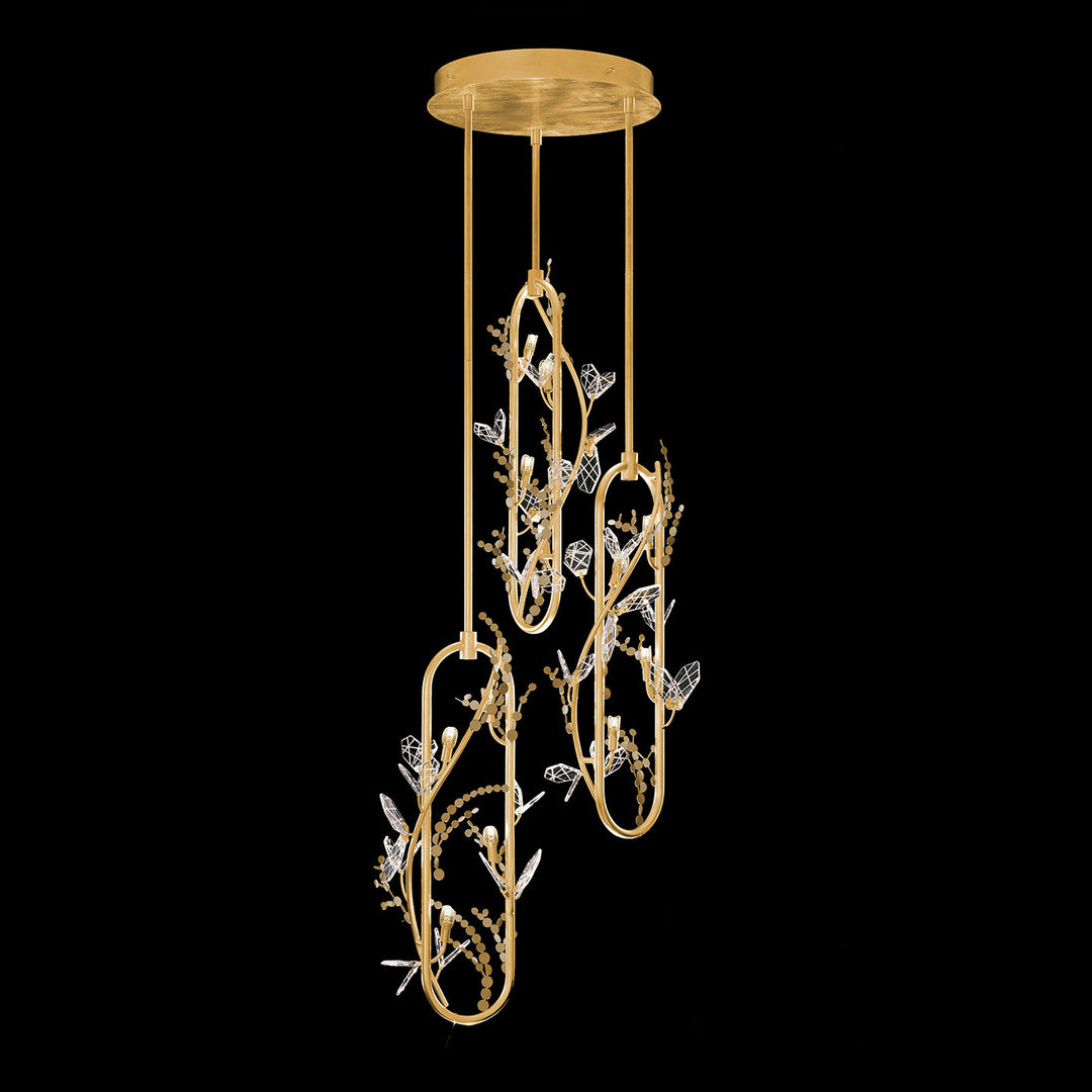 Fine Art Handcrafted Lighting Volare 24.25"W Round Pendant (Model 100161)