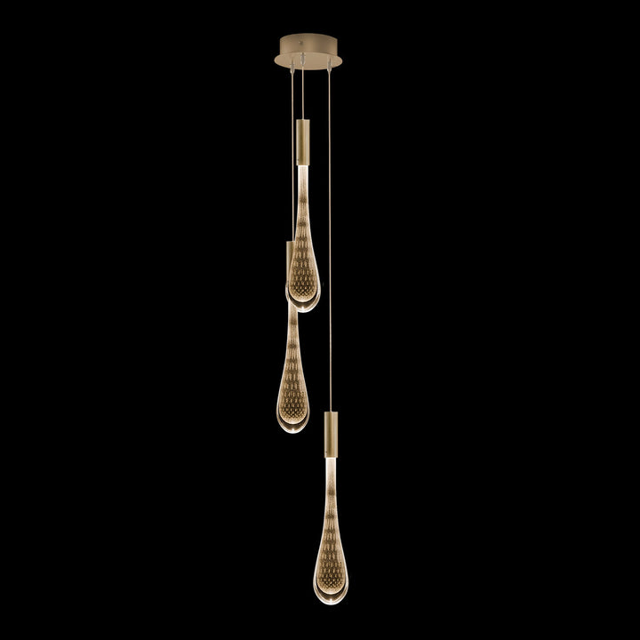 Fine Art Handcrafted Lighting Rain 7"W Round Pendant (Model 100173)