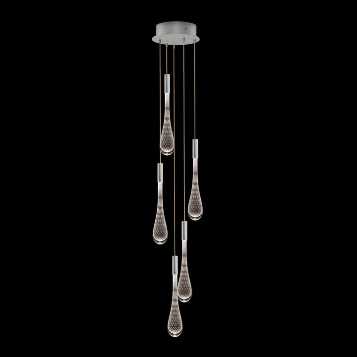 Fine Art Handcrafted Lighting Rain 10"W Round Pendant (Model 100174)