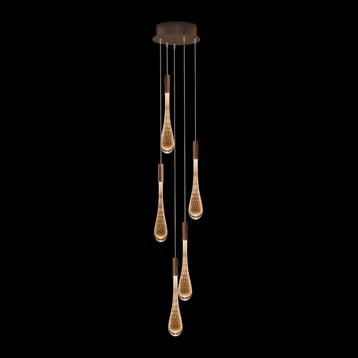 Fine Art Handcrafted Lighting Rain 10"W Round Pendant (Model 100174)