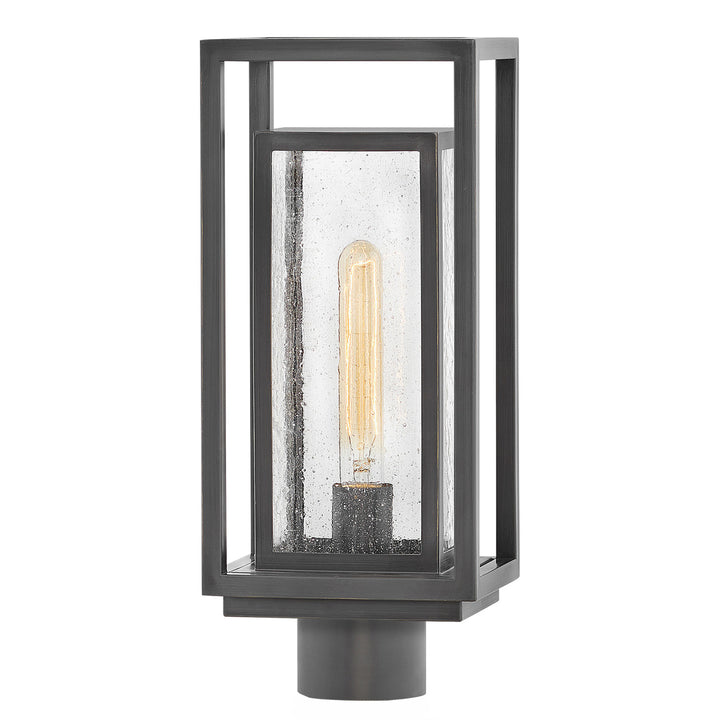 Hinkley Republic Outdoor Post Mount Lantern Medium Post Mount Lantern Oil Rubbed Bronze 1001OZ