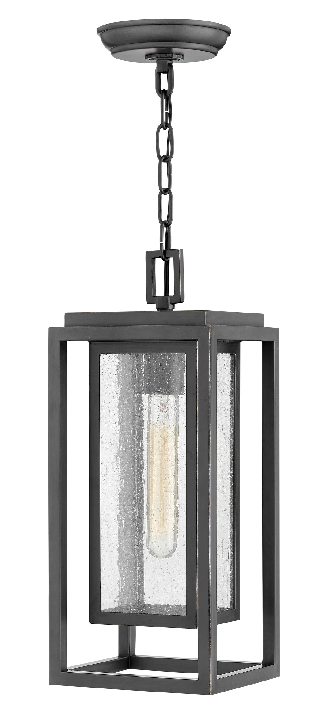 Hinkley Republic Outdoor Hanging Light Medium Hanging Lantern Oil Rubbed Bronze 1002OZ-LL