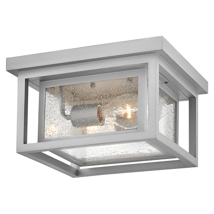 Hinkley Republic Outdoor Flush Mount Small Flush Mount Satin Nickel 1003SI