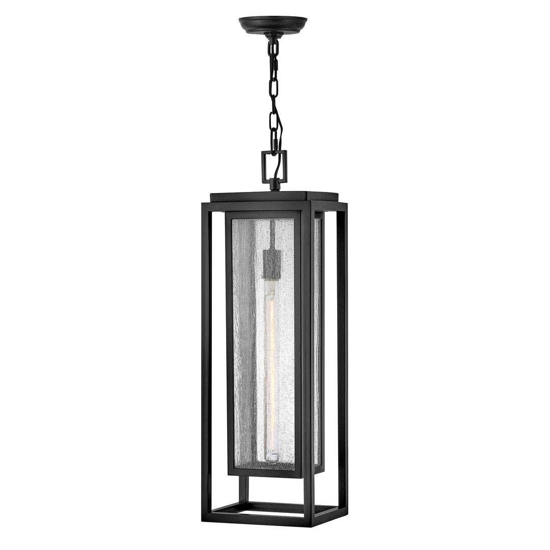 Hinkley Republic Outdoor Hanging Light Large Hanging Lantern Black 1006BK