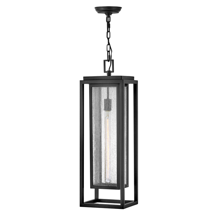 Hinkley Republic Outdoor Hanging Light Large Hanging Lantern Black 1006BK