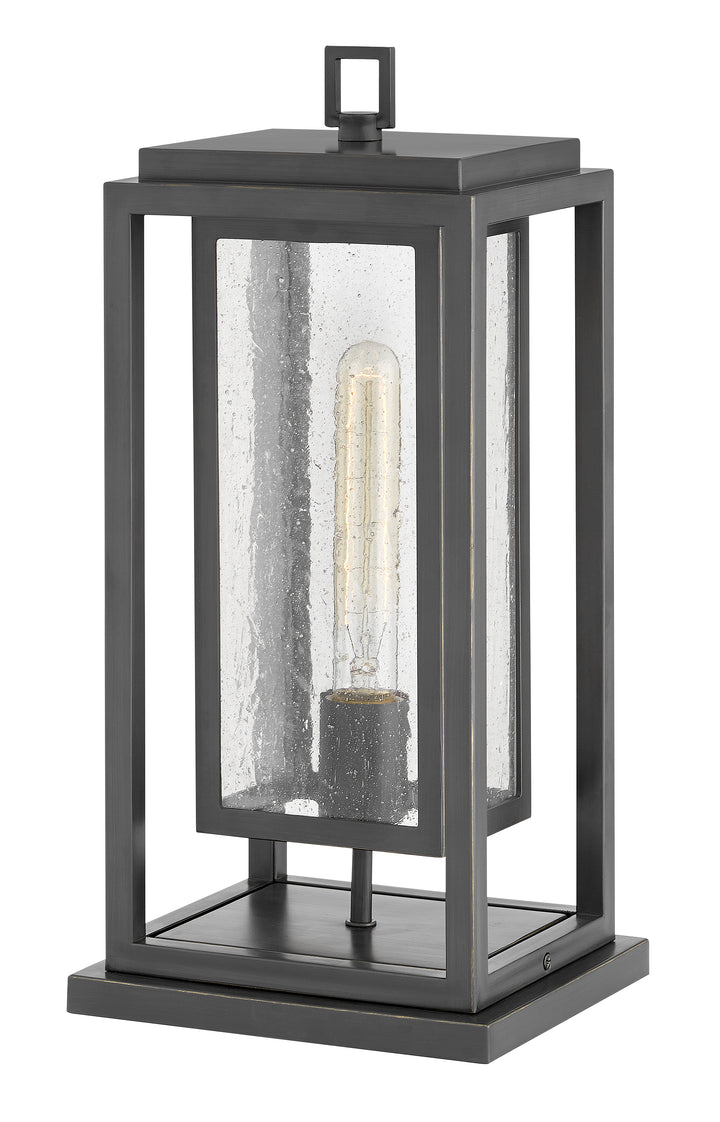 Hinkley Republic Outdoor Pier Mount Lantern Medium Pier Mount Lantern Oil Rubbed Bronze 1007OZ-LL