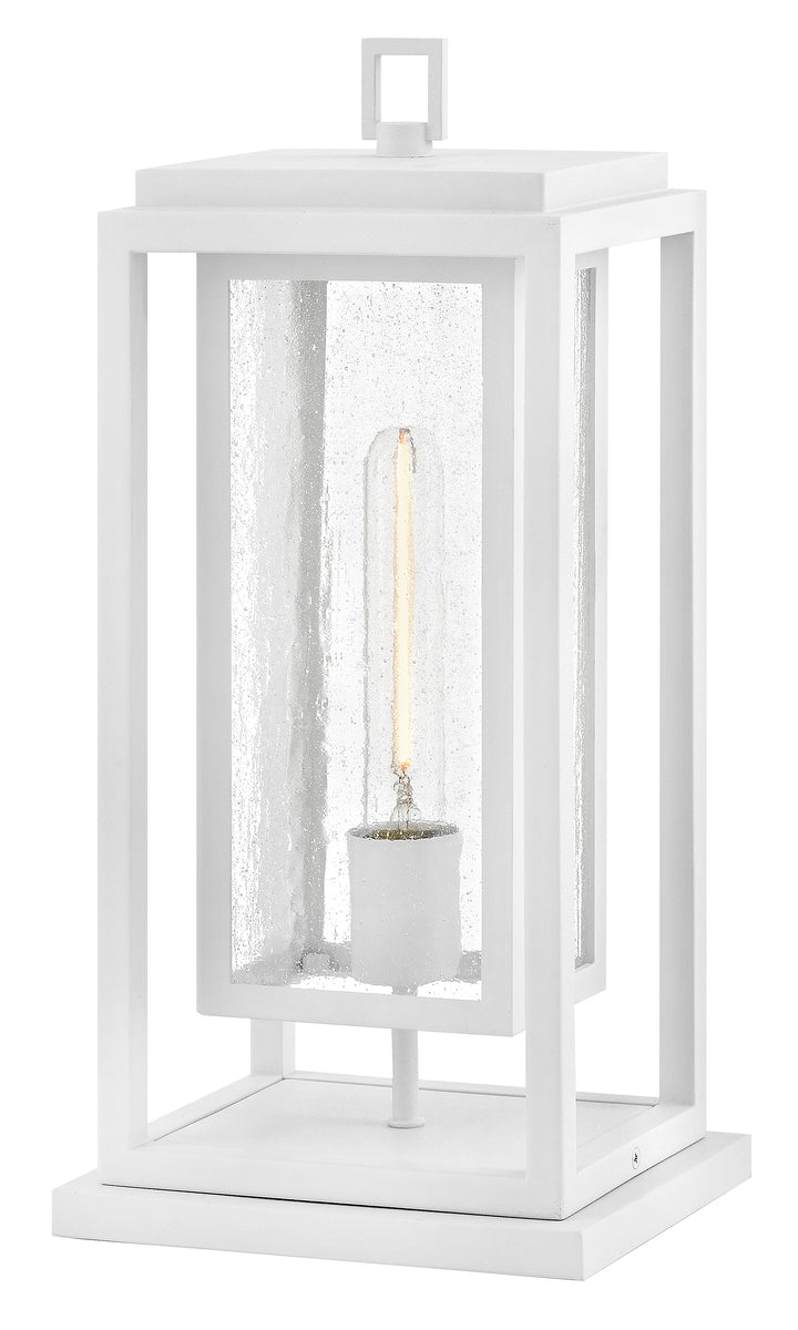 Hinkley Republic Outdoor Pier Mount Lantern Medium Pier Mount Lantern Textured White 1007TW