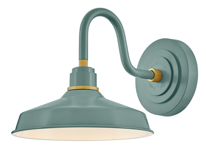 Hinkley Foundry Classic Outdoor Wall Light Small Wall Mount Barn Light Sage Green 10231SGN