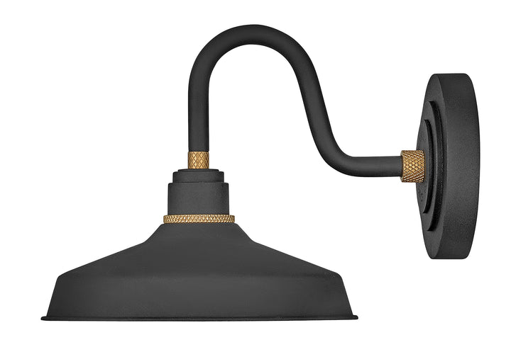 Hinkley Foundry Classic Outdoor Wall Light Small Wall Mount Barn Light Textured Black 10231TK
