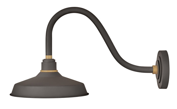 Hinkley Foundry Classic Outdoor Wall Light Medium Wall Mount Barn Light Museum Bronze 10342MR