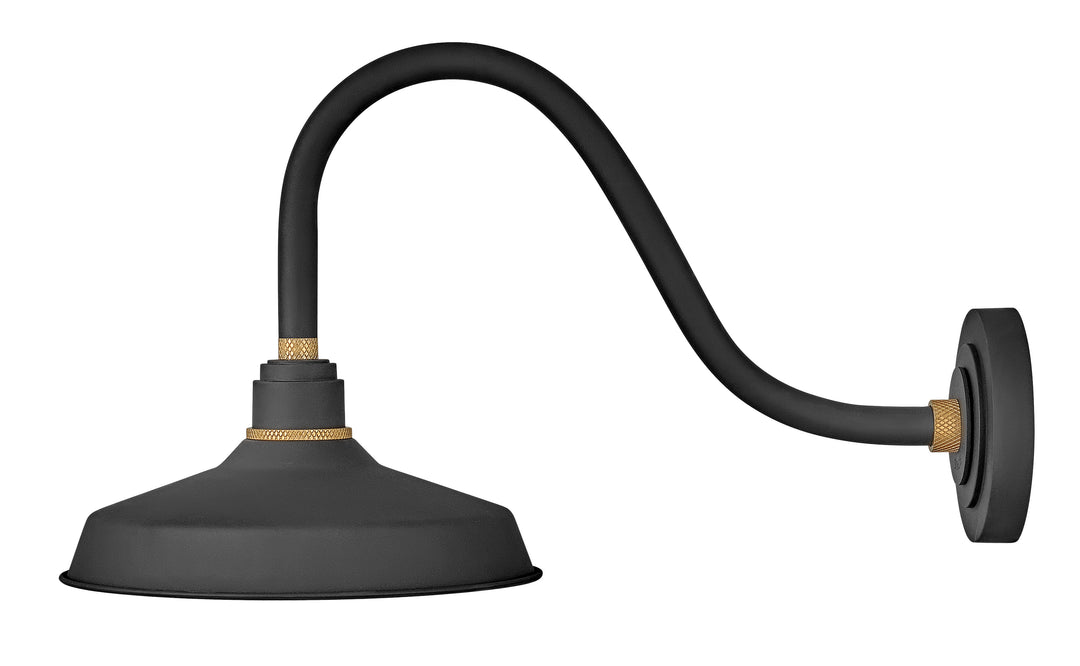 Hinkley Foundry Classic Outdoor Wall Light Medium Wall Mount Barn Light Textured Black 10342TK