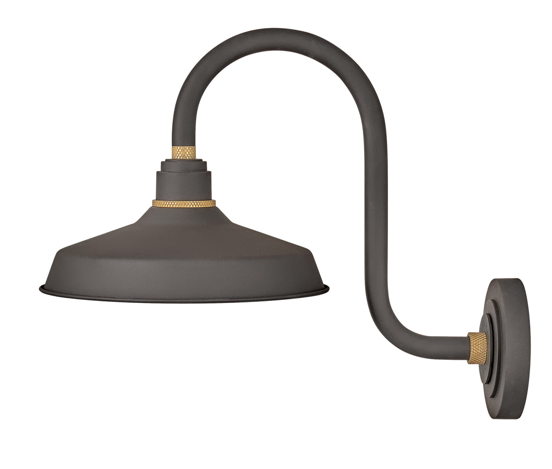 Hinkley Foundry Classic Outdoor Wall Light Medium Wall Mount Barn Light Museum Bronze 10362MR