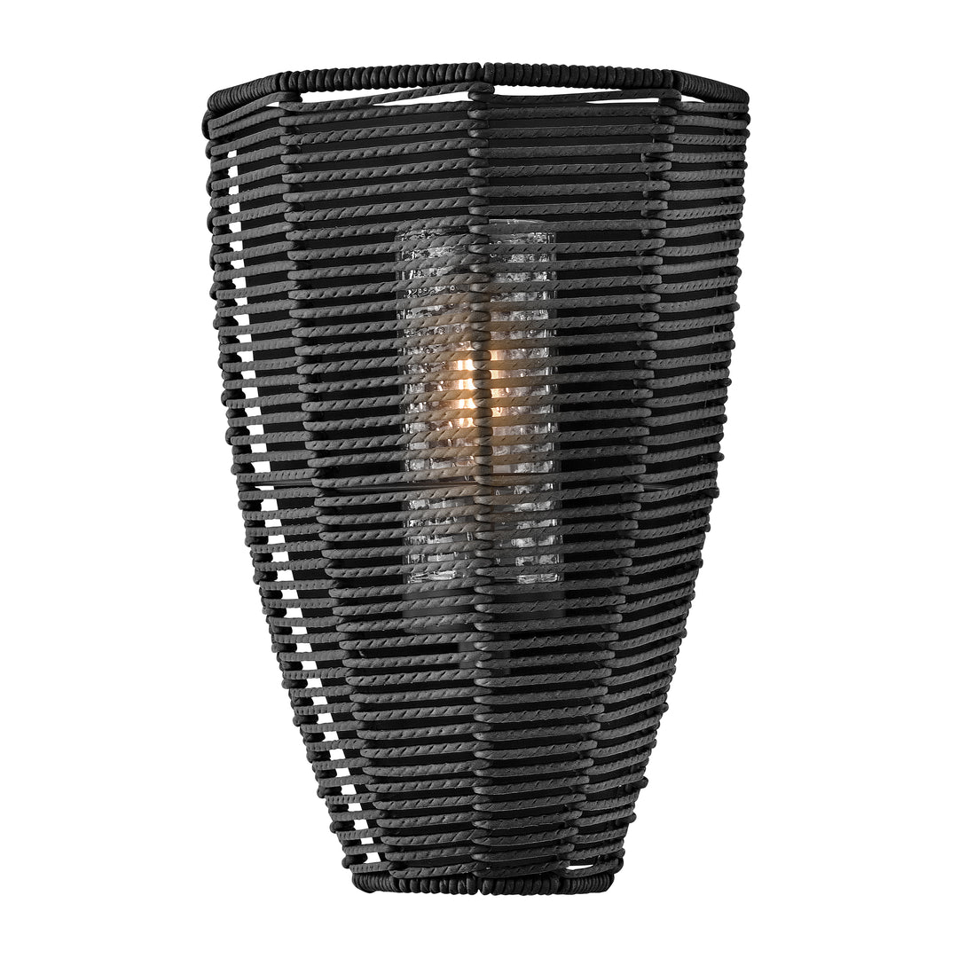 Hinkley Luca Outdoor Wall Light Small Wall Sconce Black 10380BK