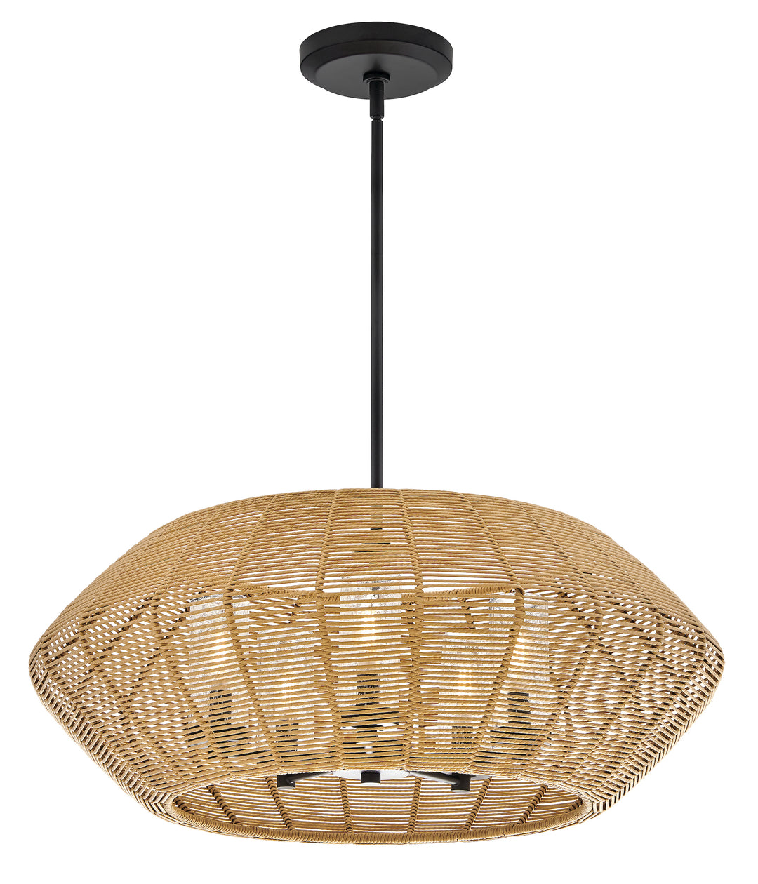 Hinkley Luca Outdoor Chandelier Medium Chandelier Black 10385BK-CML