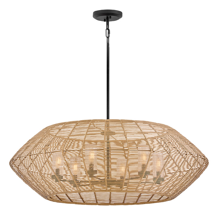 Hinkley Luca Outdoor Chandelier Large Chandelier Black 10386BK-CML