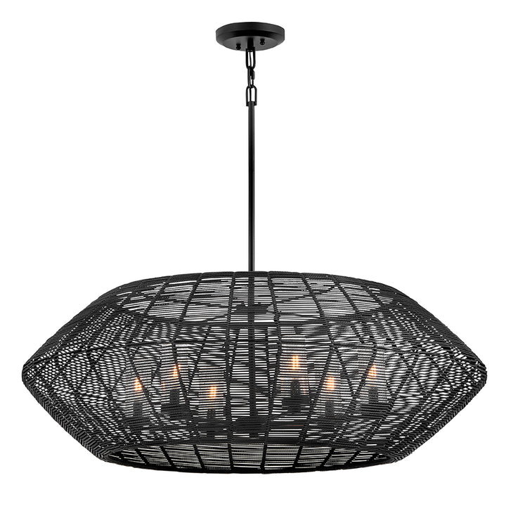Hinkley Luca Outdoor Chandelier Large Chandelier Black 10386BK