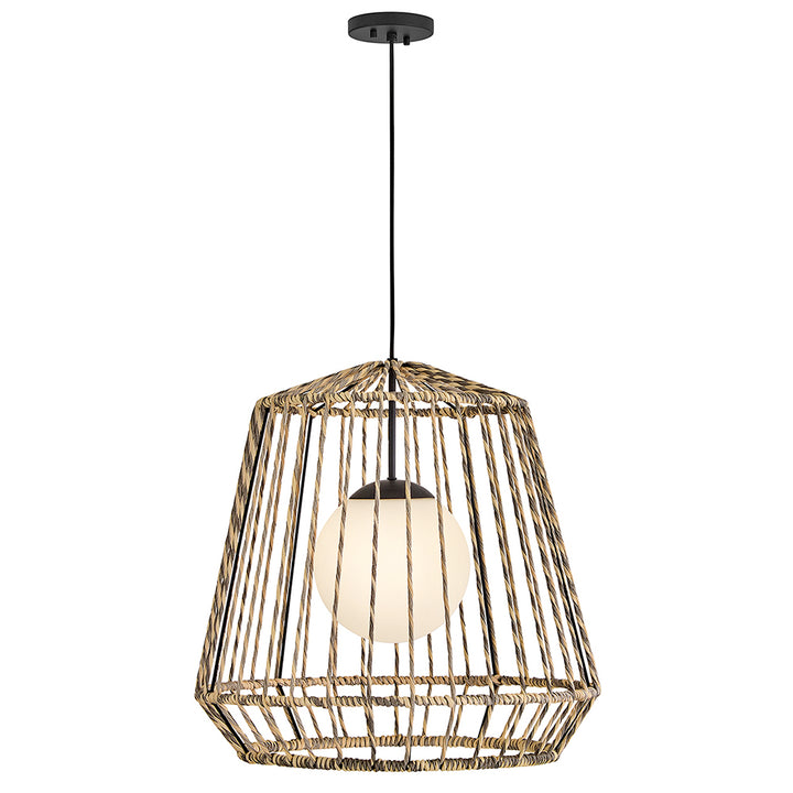 Hinkley Arlen Outdoor Chandelier Large Hanging Pendant Black 10394BK-LV