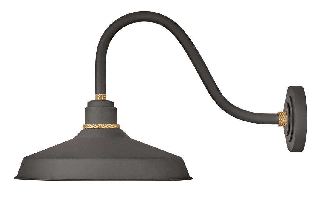 Hinkley Foundry Classic Outdoor Wall Light Large Wall Mount Barn Light Museum Bronze 10443MR
