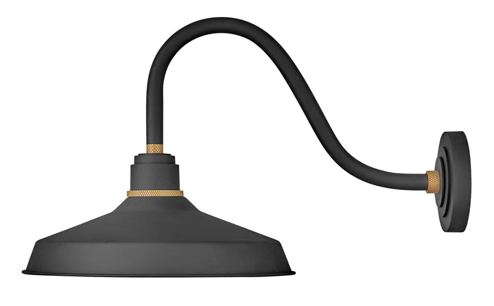 Hinkley Foundry Classic Outdoor Wall Light Large Wall Mount Barn Light Textured Black 10443TK