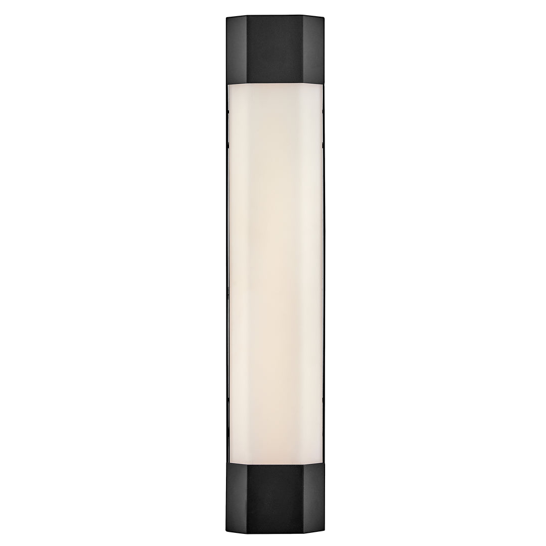 Hinkley Facet Outdoor Wall Light Large LED Wall Sconce Black 10504BK