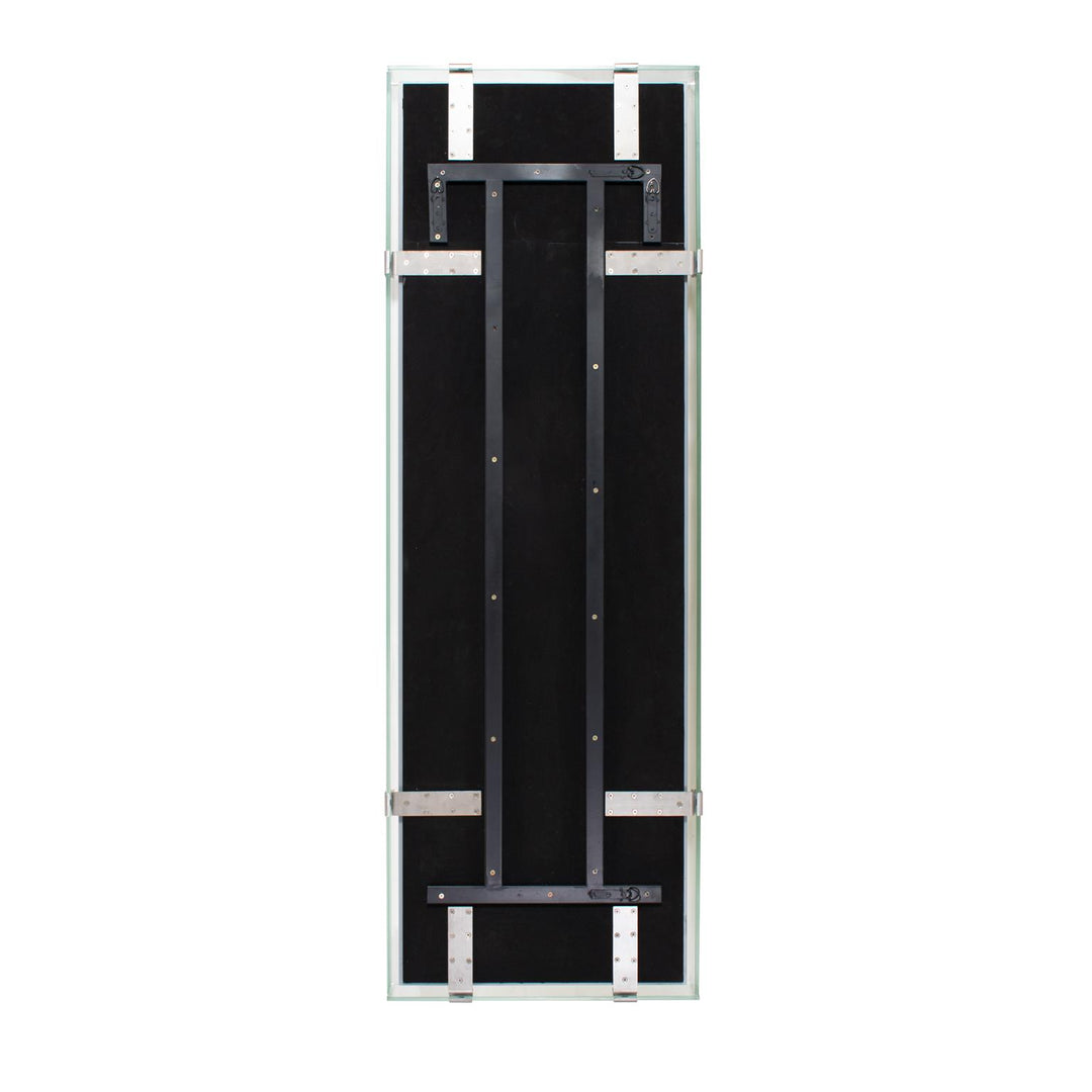 Howard Elliott Vivaldo Floating Dressing Mirror with Glass Box Frame
