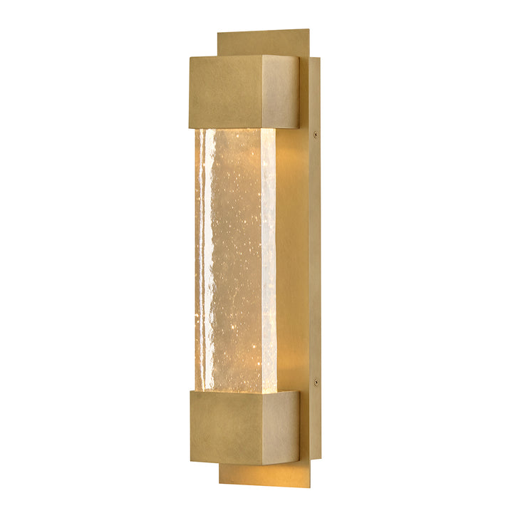 Hinkley Rune Outdoor Wall Light Medium LED Wall Sconce Heritage Brass 10594HB