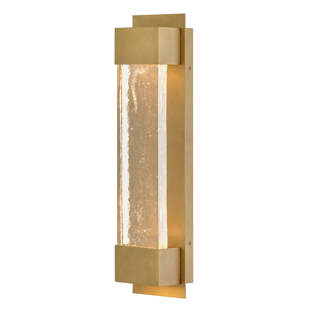 Hinkley Rune Outdoor Wall Light Large LED Wall Sconce Heritage Brass 10595HB