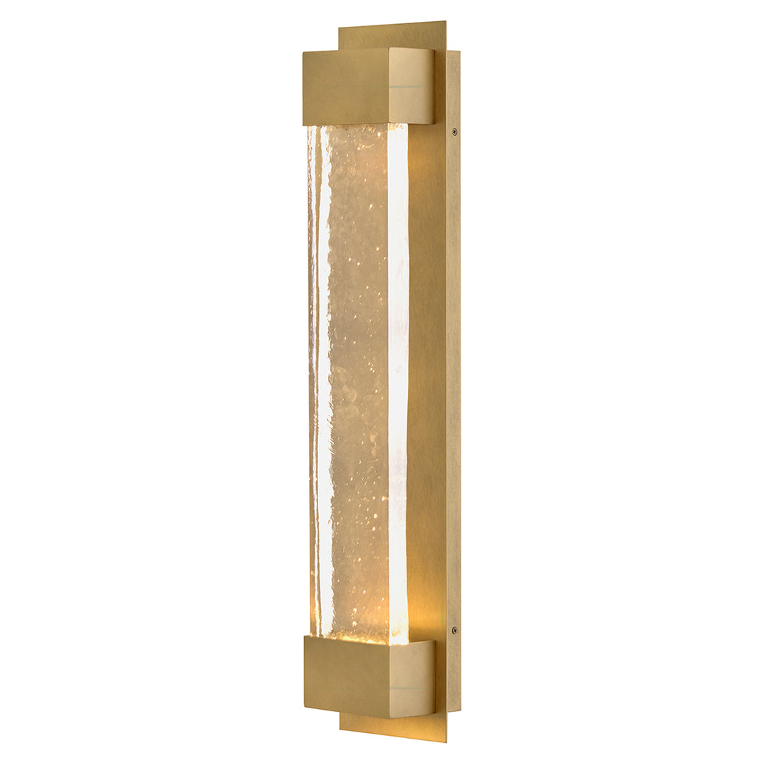 Hinkley Rune Outdoor Wall Light Extra Large LED Wall Sconce Heritage Brass 10599HB