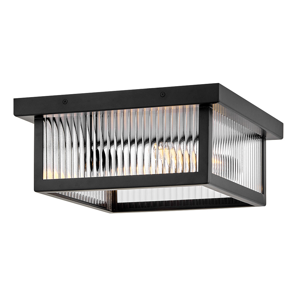 Hinkley Torrent Outdoor Flush Mount Medium Flush Mount Black 10603BK