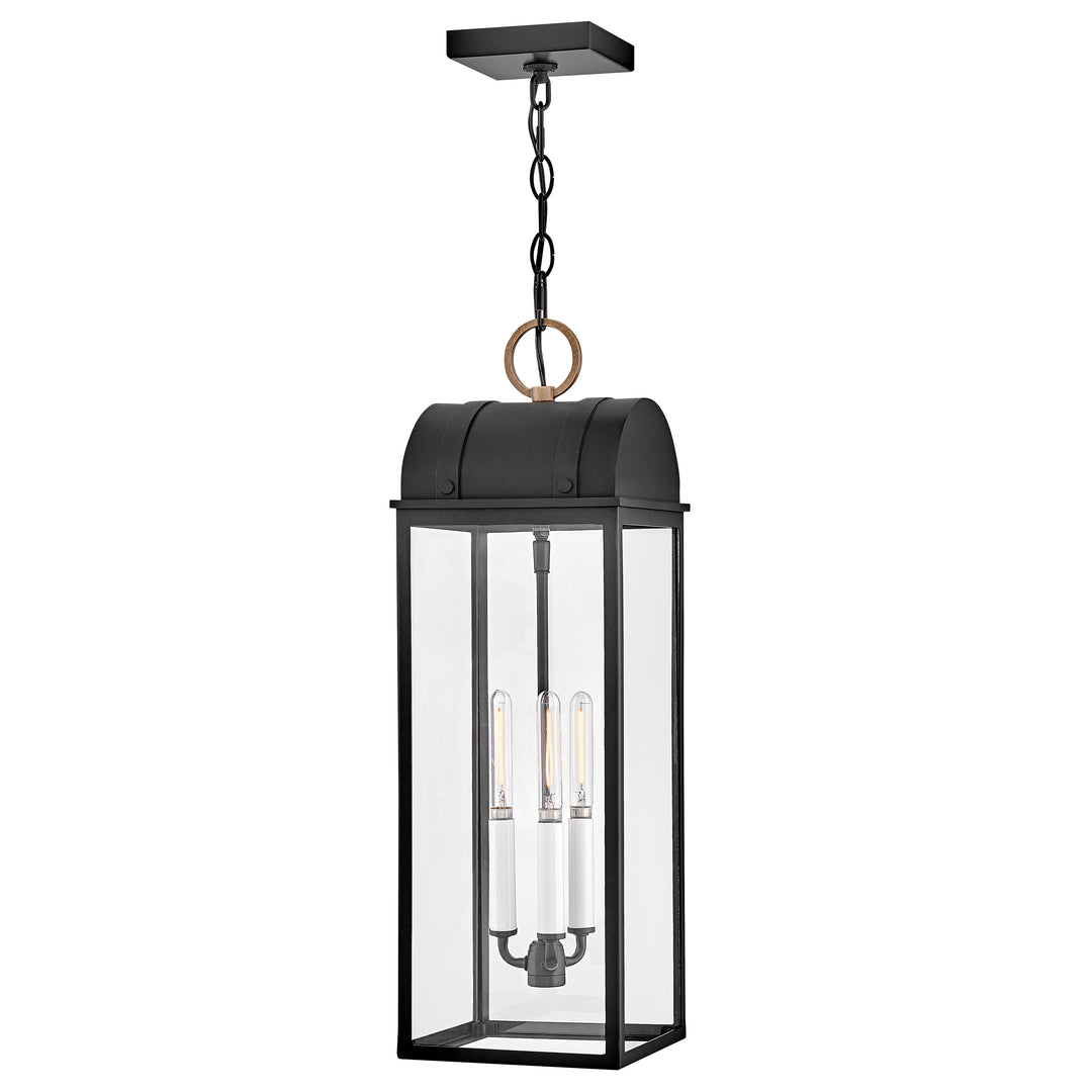 Hinkley Campbell Outdoor Hanging Light Large Hanging Lantern Black 10662BK-BU