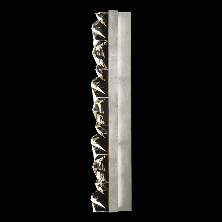 Fine Art Handcrafted Lighting Strata 42.5"H Sconce in Standard Silver Leaf (927750-1ST)