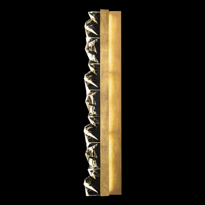 Fine Art Handcrafted Lighting Strata 42.5"H Sconce in Standard Gold Leaf (927750-2ST)