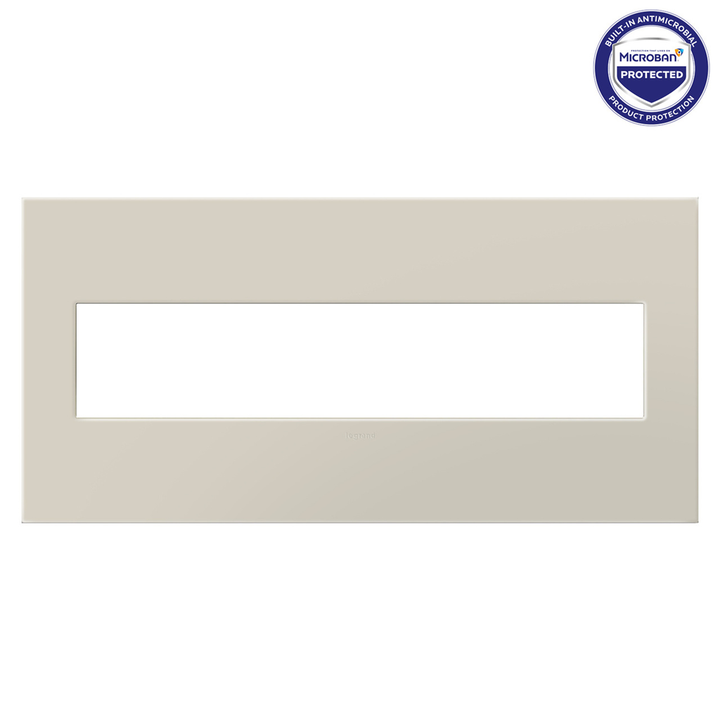 Legrand adorne Oatmeal 5-Gang wall plate