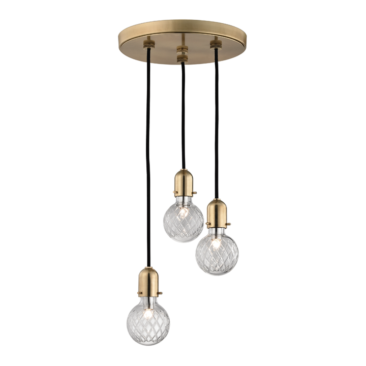 Hudson Valley Lighting Marlow Pendant Pendants Hudson Valley Lighting Aged Brass  