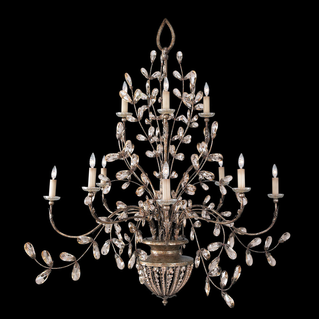 Fine Art Handcrafted Lighting A Midsummer Nights Dream 70"W Round Chandelier in Mottled Gold (175940ST)