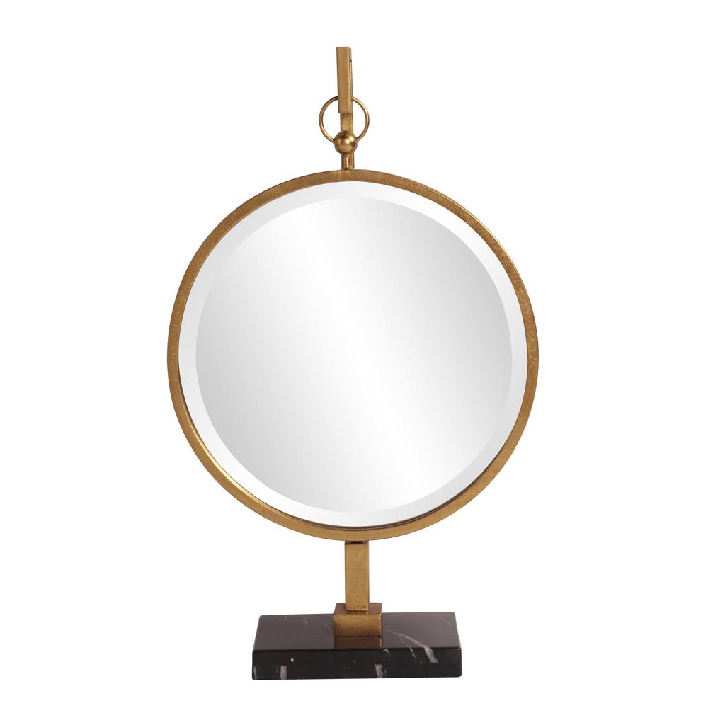 Howard Elliott Collection Medallion Gold Mirror Mirrors Howard Elliott Collection   