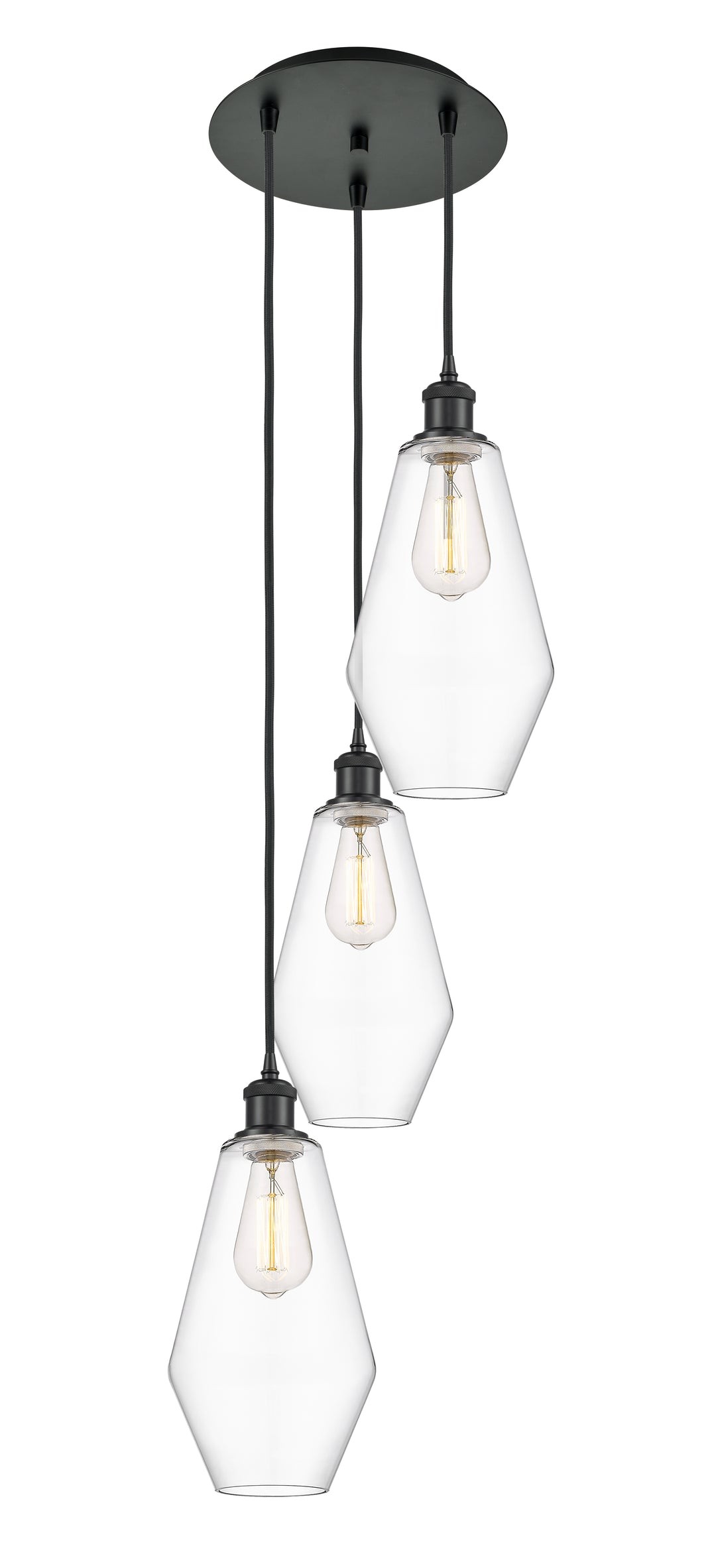 Innovations Lighting Cindyrella 7" Multi Pendant - Matte Black