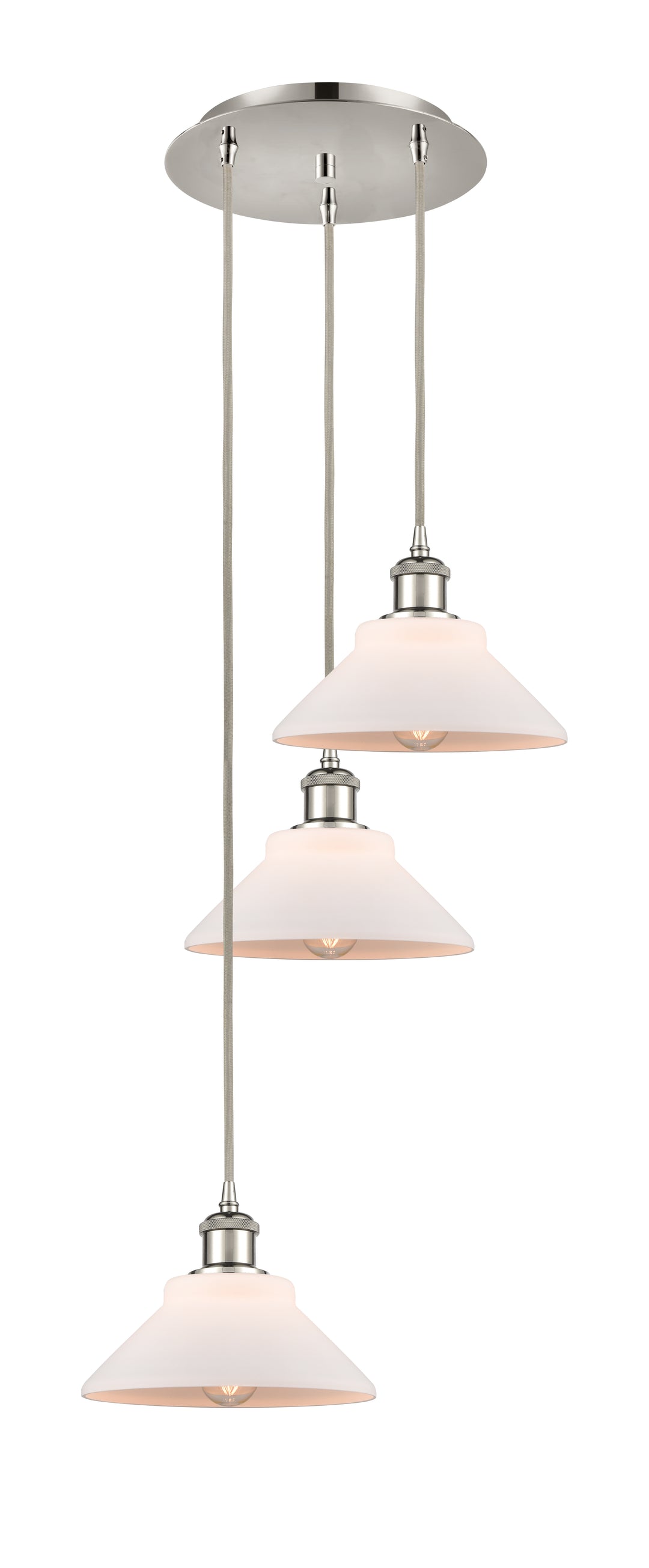 Innovations Lighting Orwell 9" Multi Pendant - Polished Nickel