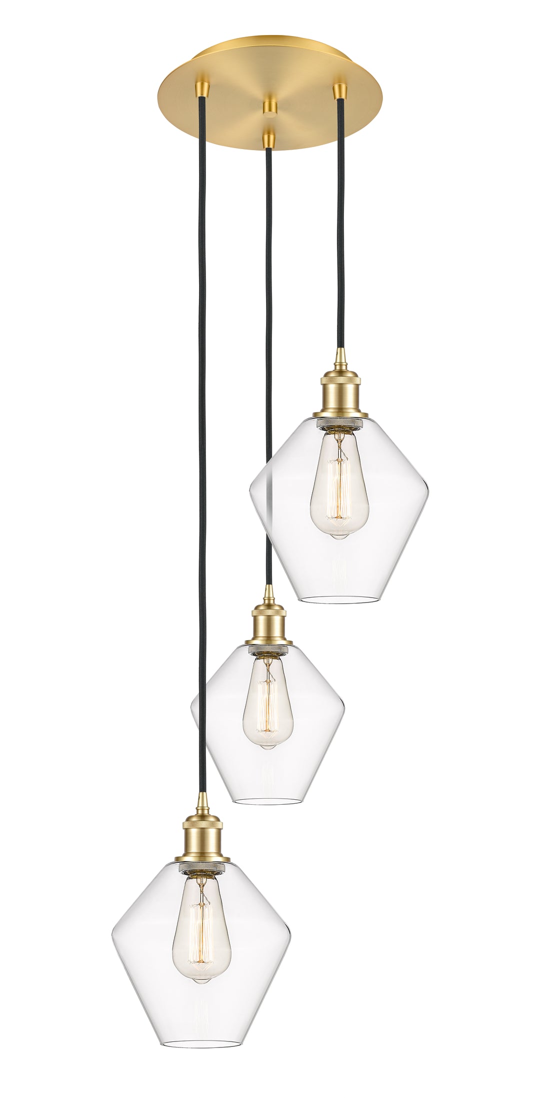 Innovations Lighting Cindyrella 8" Multi Pendant - Satin Gold