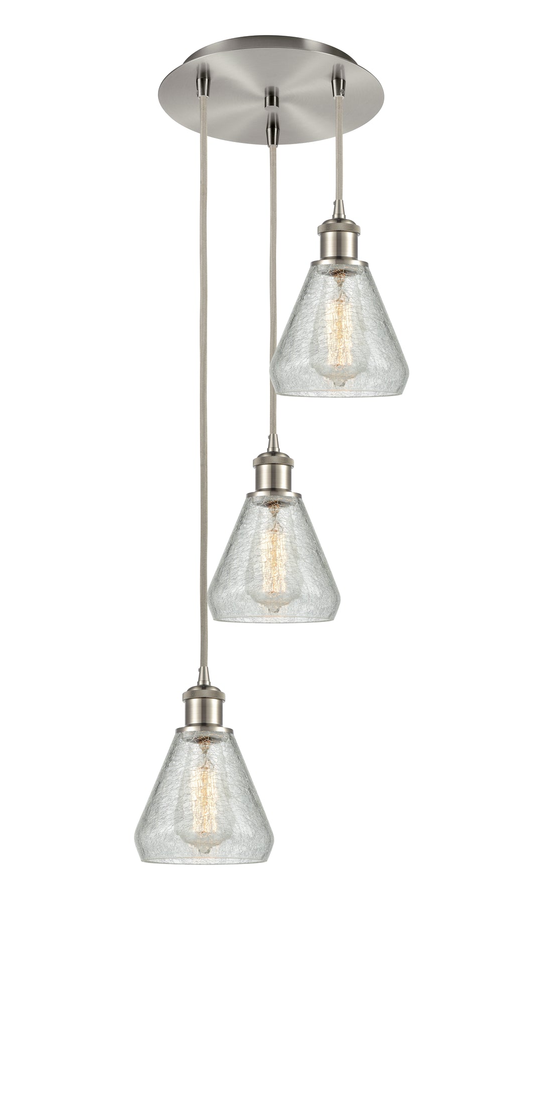Innovations Lighting Conesus 6" Multi Pendant - Brushed Satin Nickel