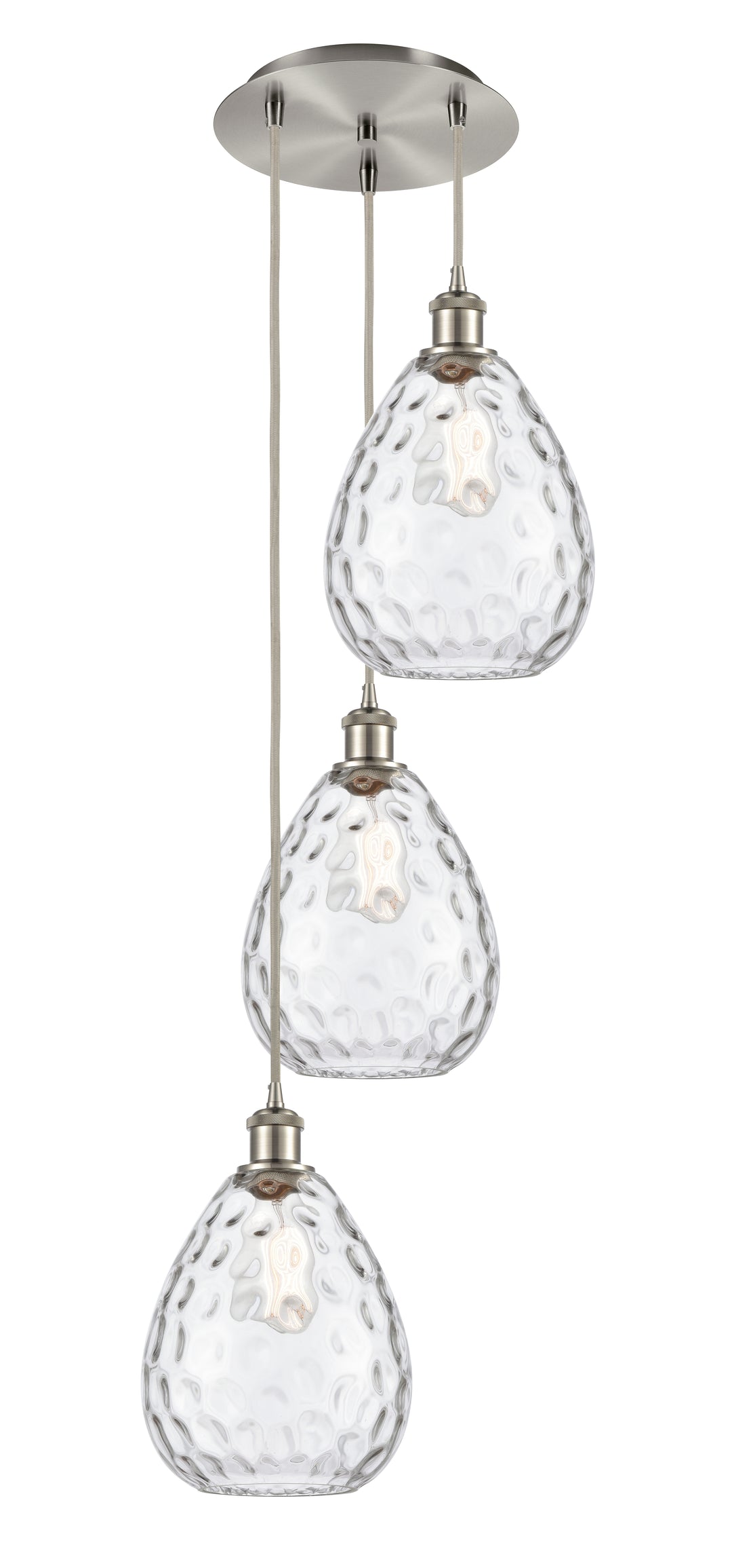 Innovations Lighting Waverly 8" Multi Pendant - Brushed Satin Nickel