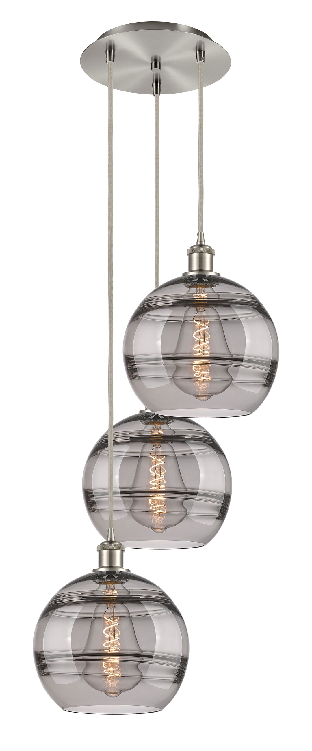 Innovations Lighting Rochester 10" Multi Pendant - Brushed Satin Nickel