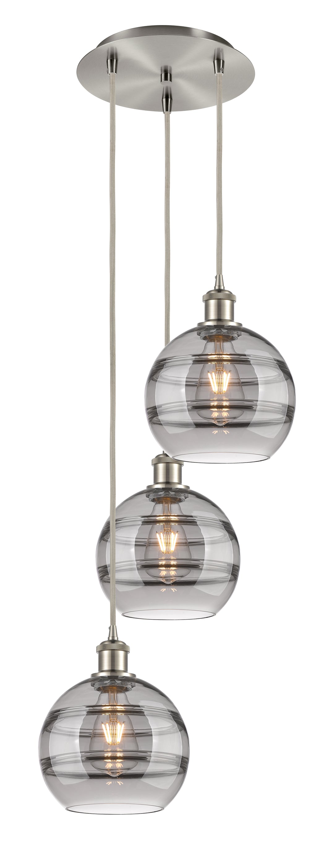 Innovations Lighting Rochester 8" Multi Pendant - Brushed Satin Nickel