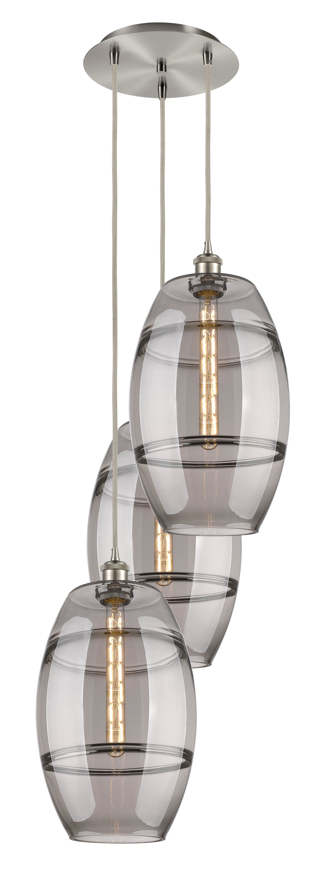 Innovations Lighting Vaz 10" Multi Pendant - Brushed Satin Nickel