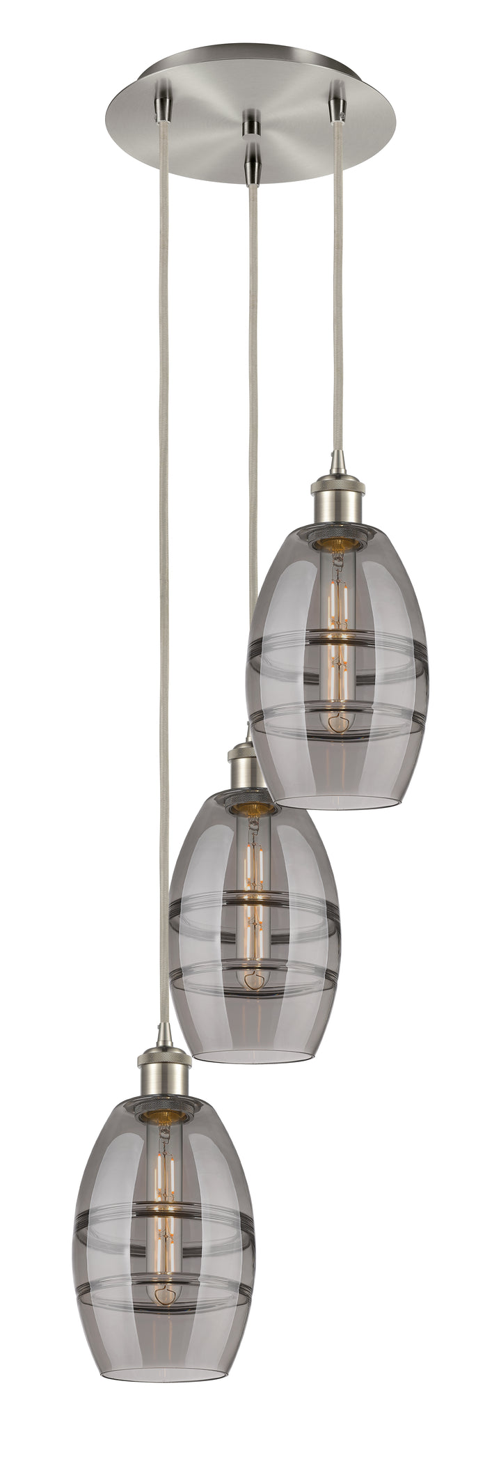 Innovations Lighting Vaz 6" Multi Pendant - Brushed Satin Nickel