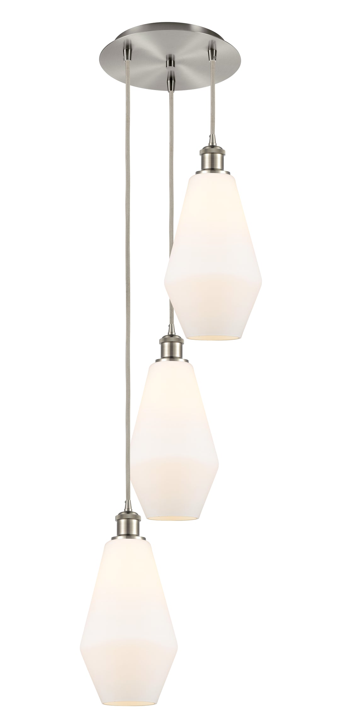 Innovations Lighting Cindyrella 7" Multi Pendant - Brushed Satin Nickel