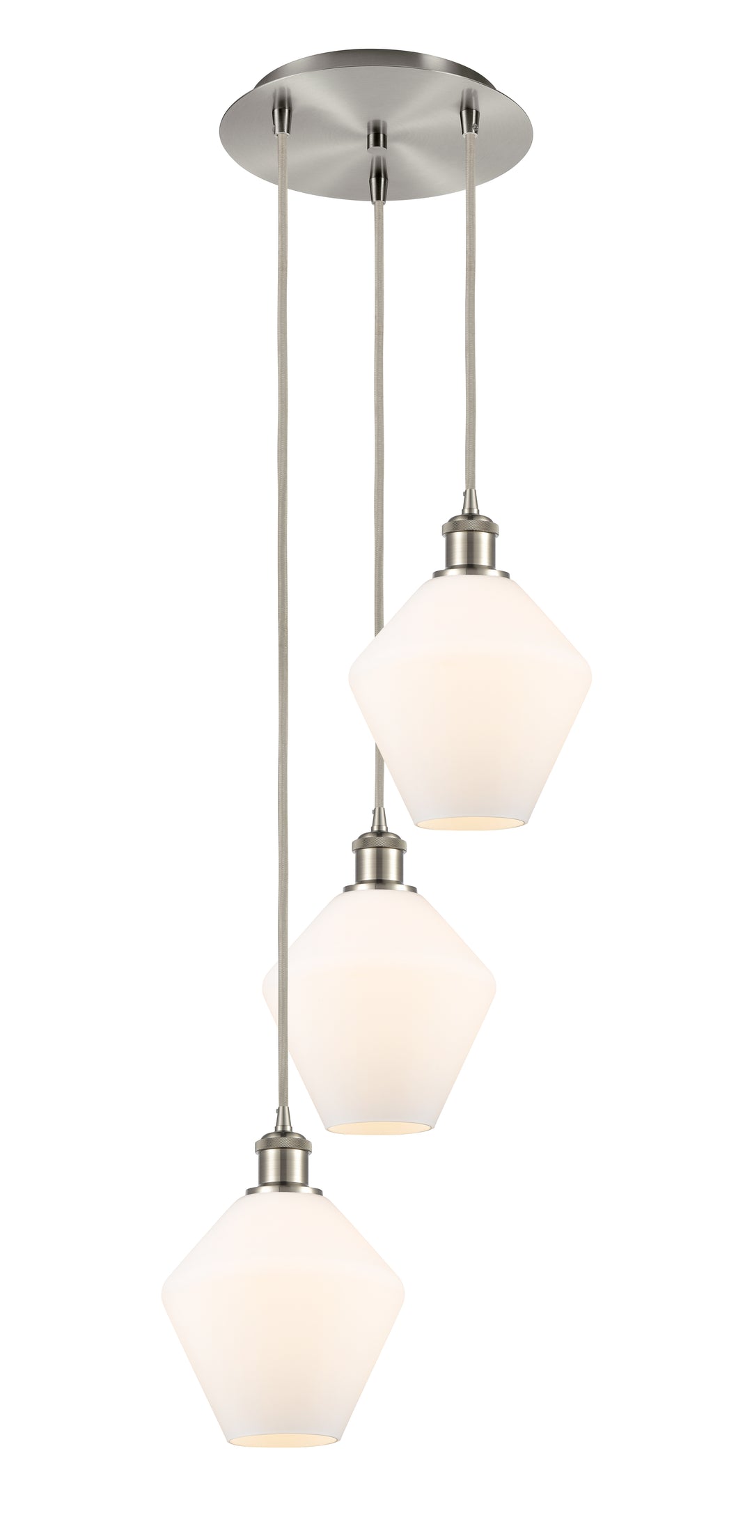 Innovations Lighting Cindyrella 8" Multi Pendant - Brushed Satin Nickel