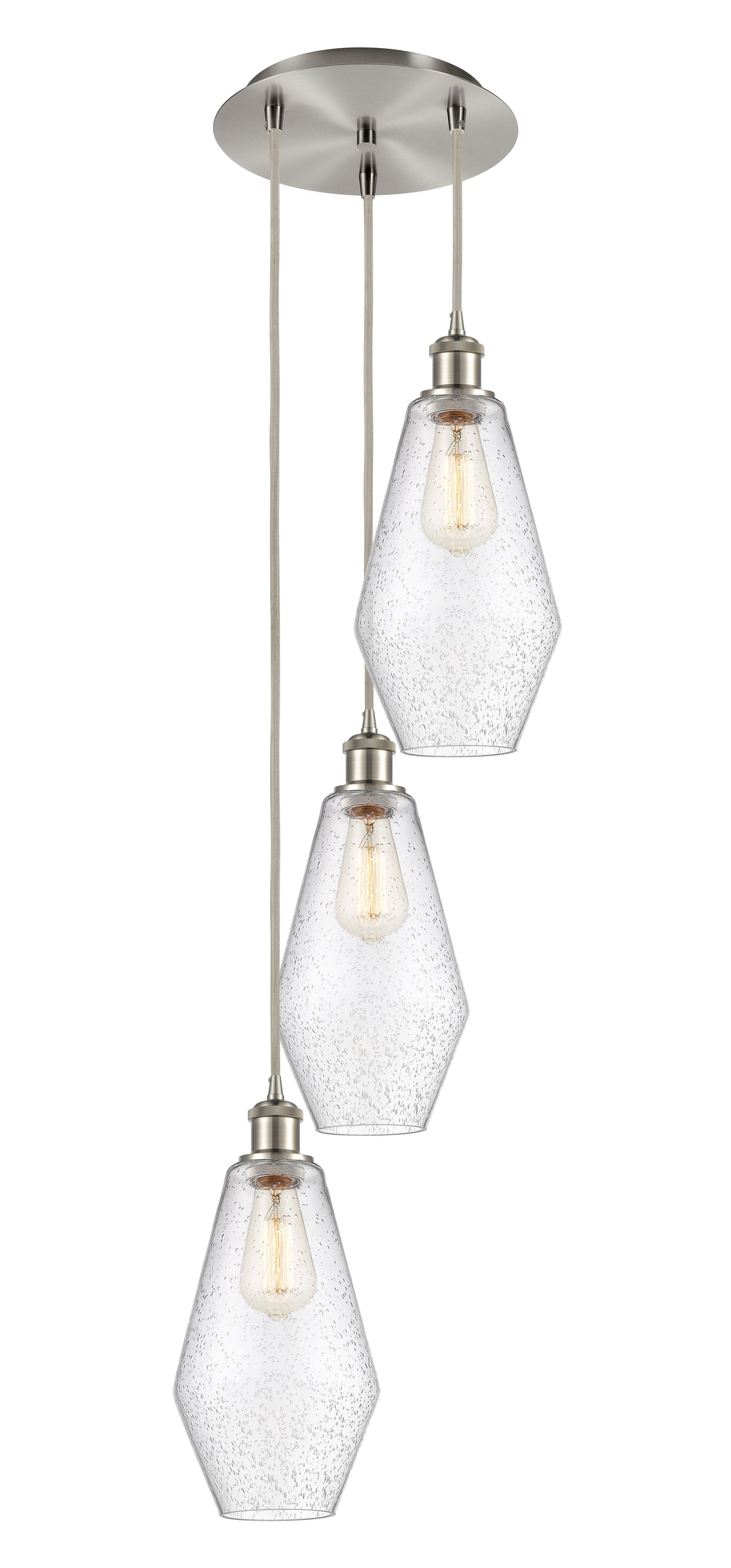 Innovations Lighting Cindyrella 7" Multi Pendant - Brushed Satin Nickel