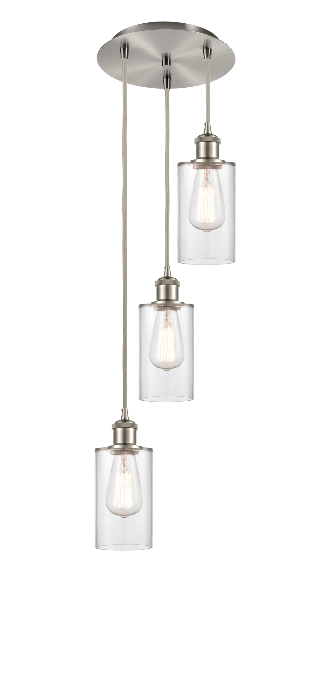 Innovations Lighting Clymer 4" Multi Pendant - Brushed Satin Nickel